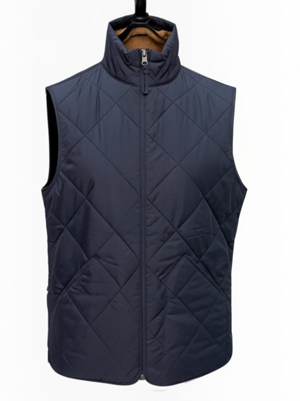 J.Crew Walker Quilted Vest Men’s Small Navy B1930 Fall 2022